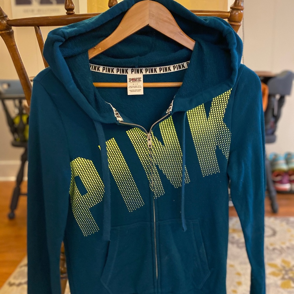 Victoria Secret Pink Full Zip Hoodie Size S